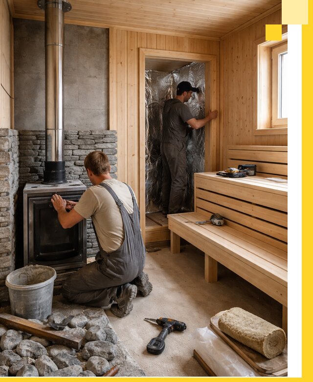 Строительство и изготовление бань под ключ в Электростали