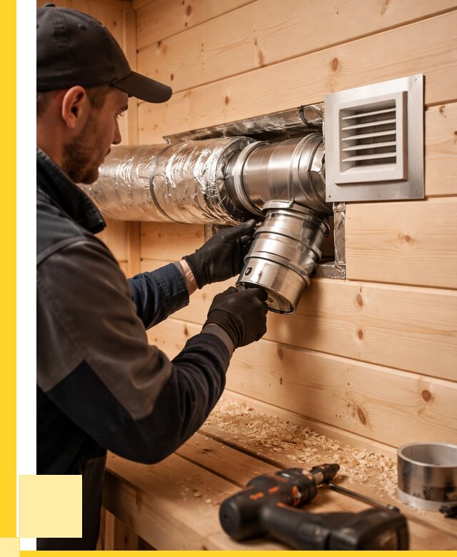 Монтаж вентиляции бани в Электростали от 12156 р. | ЭриданЭлк