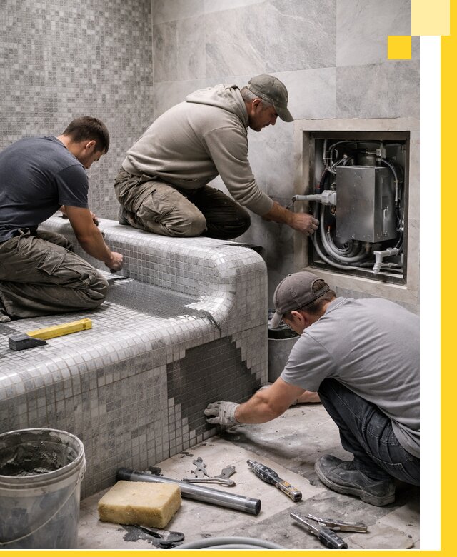 Проекты хамамов под ключ в Электростали и дизайн и строительство