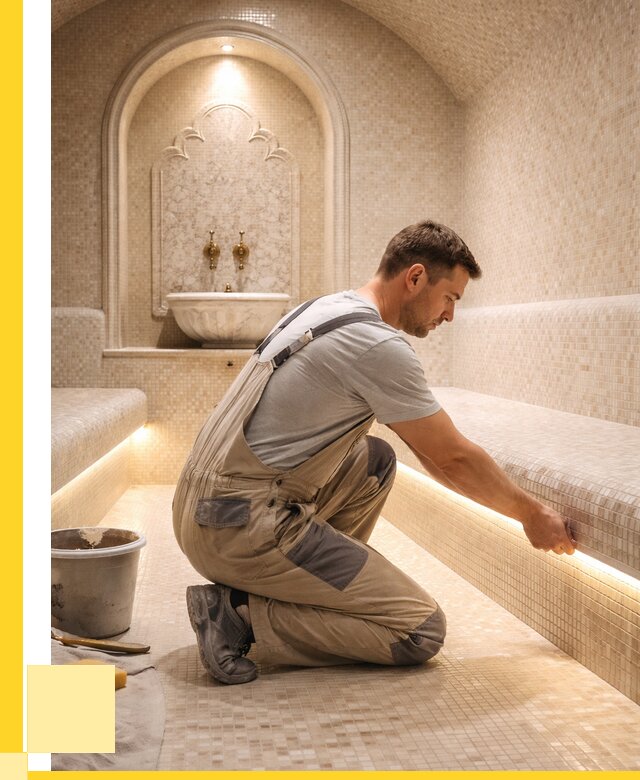 Отделка хамамов под ключ в Электростали от 5572 р. | ЭриданЭлк