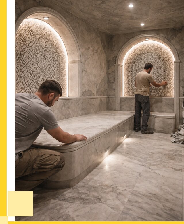 Турецкие бани под ключ в Электростали от 253250 р. | ЭриданЭлк