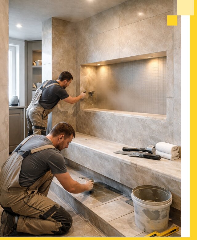 Профессиональное строительство хамама в квартире в Электростали