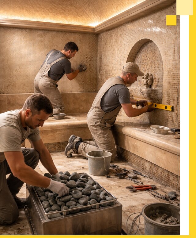 Проектирование и строительство хамама и сауны в Электростали