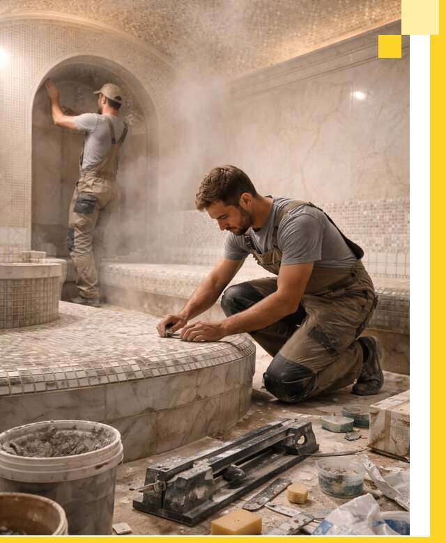 Профессиональный дизайн хамама и SPA под ключ в Электростали