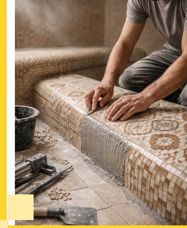 Плитка для хамама под ключ в Электростали от 3546 р. | ЭриданЭлк