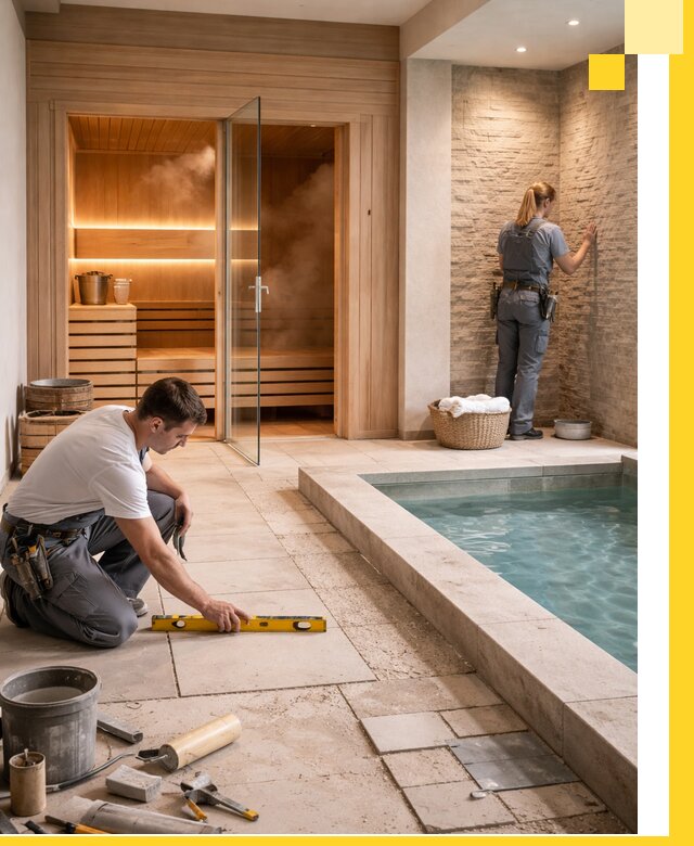 Комплексный дизайн и отделка интерьеров SPA под ключ в Электростали